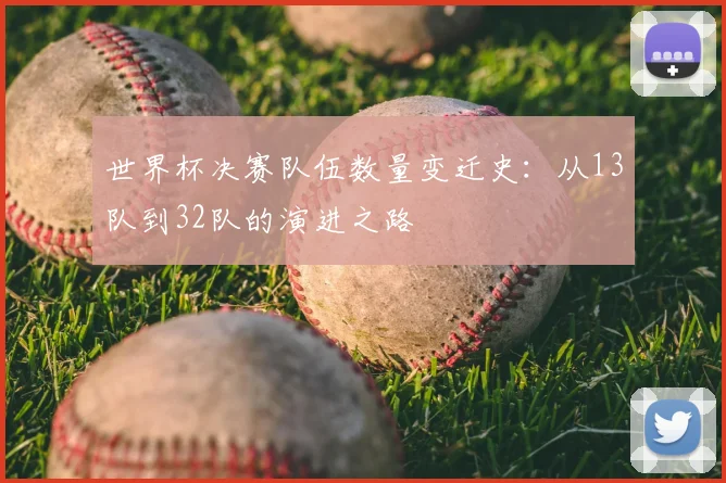 世界杯决赛队伍数量变迁史：从13队到32队的演进之路